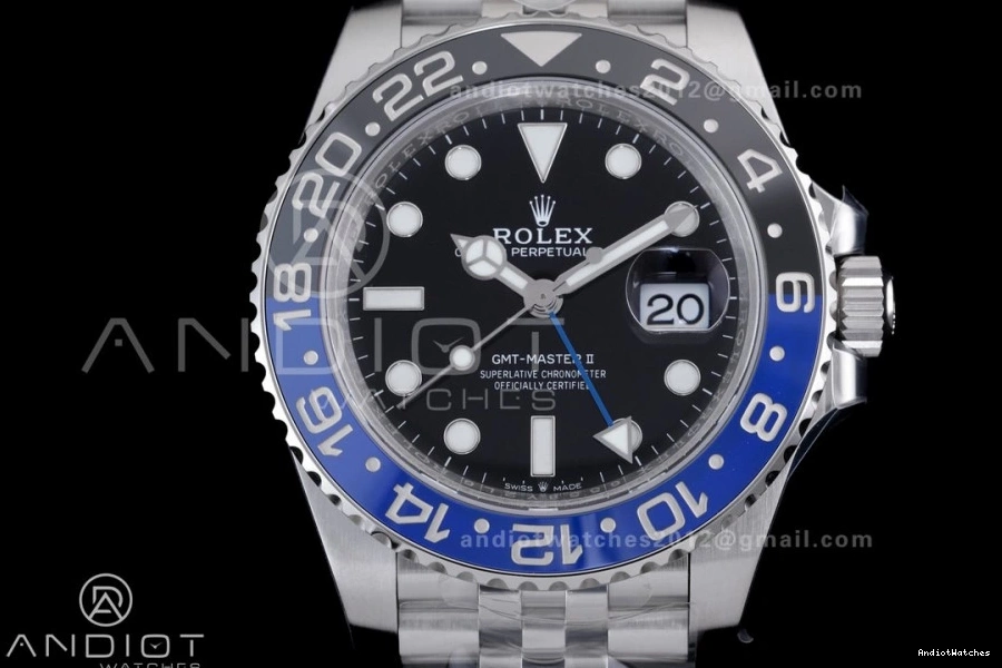 DD3285 on GMT-Master 869 Colorful 126710 Jubilee 1:1 II Edition BLNR Steel VSF 904L Batgirl V Bracelet Best 0214